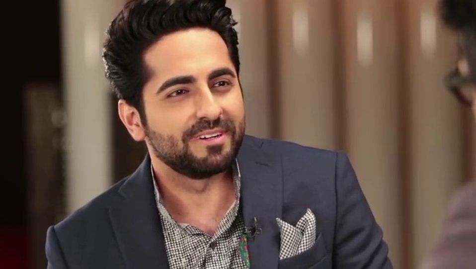 Celebrity Hairstyle of Ayushmann Khurrana from Ayushmann Khurrana In His  Catchup, Look Who's Talking With Niranjan, 2018 | Charmboard